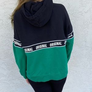 Black & Green Hoodie